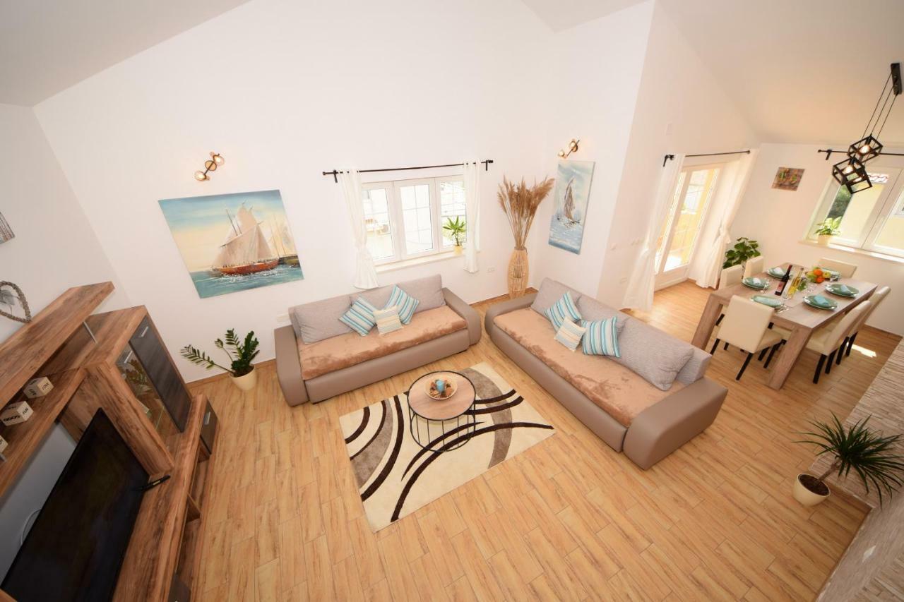 Luxury Penthouse With Jacuzzi In Orebić Kültér fotó