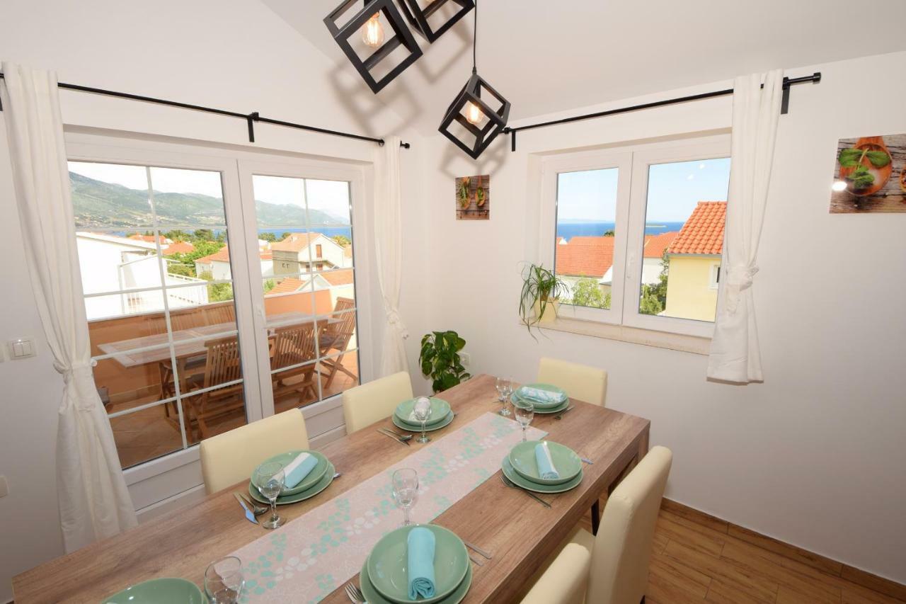Luxury Penthouse With Jacuzzi In Orebić Kültér fotó